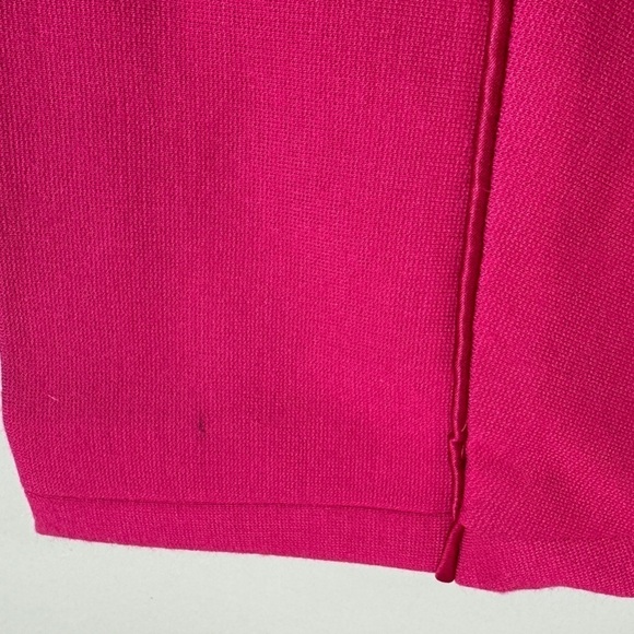 Diane Von Furstenberg Womens V-Neck Fit & Flare Dress Barbiecore Pink Women’s 2 - Picture 15 of 15